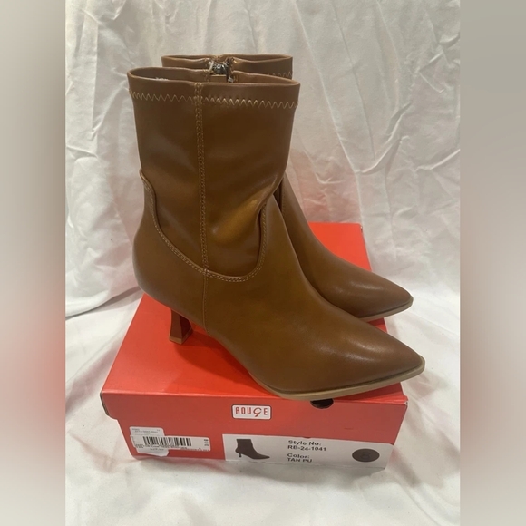 Brown Ankle Boots - Picture 3 of 4